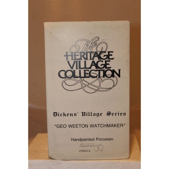 Dept 56 Dickens Village - Geo Weeton Watchmaker - Picture 6 of 7
